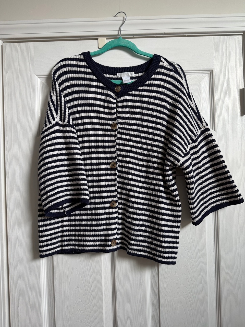 Knit button top